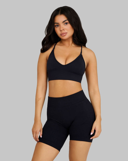 Elevate Multiway Sculpt Seamless Bra | Night Black